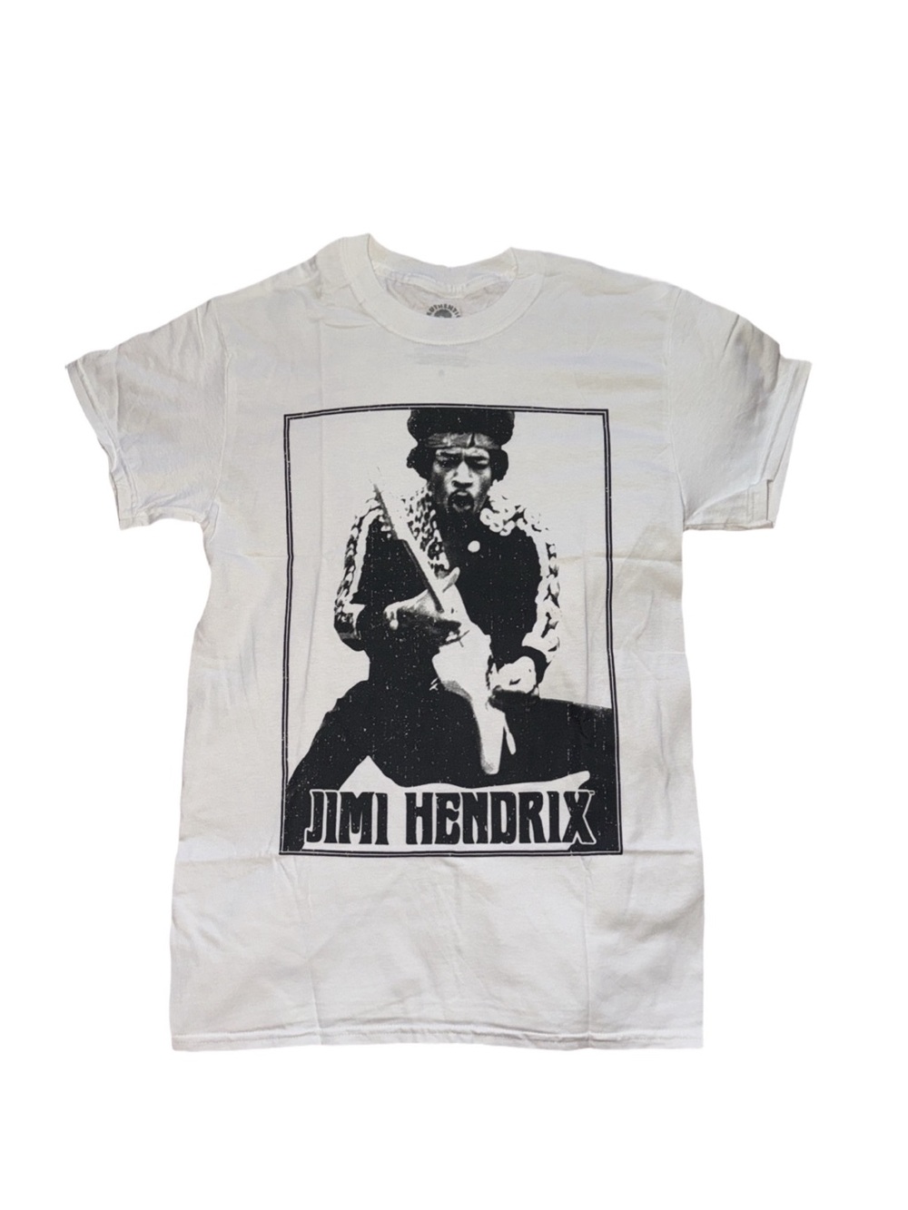 Jimi Hendrix Authentic Hendrix Black And White T Shirt Size Small NWOT